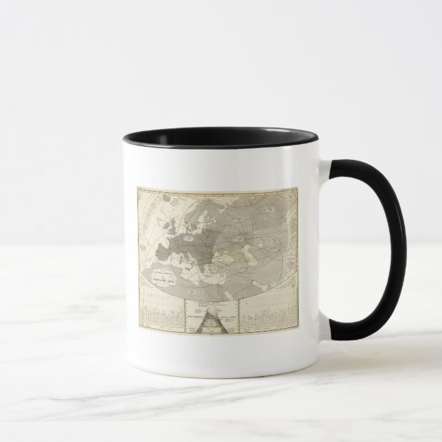 Vögel in ganz Europa Tasse (Rechts)