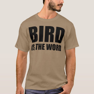 Vogel ist das Wort Retro-Mädchen T-Shirt