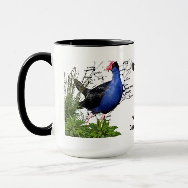 Vogel-Kaffee-Tasse Neuseelands gebürtige Tasse (Links)