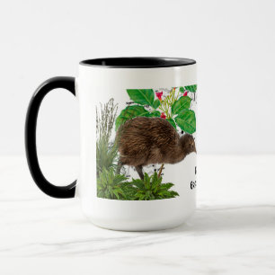 Vogel-Kaffee-Tasse Neuseelands gebürtige Tasse