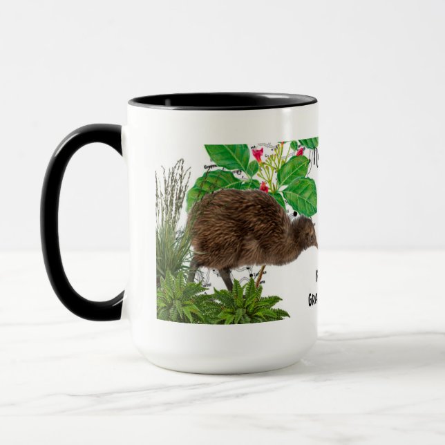 Vogel-Kaffee-Tasse Neuseelands gebürtige Tasse (Links)