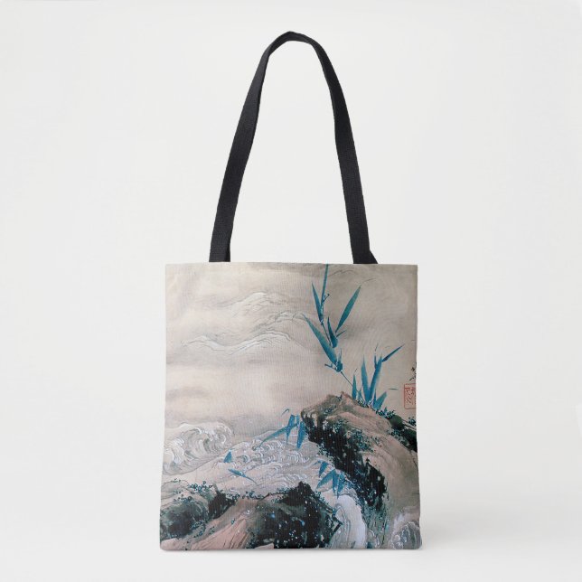 Vögel kämpfen im Bergstrom, Hokusai (Vorderseite)