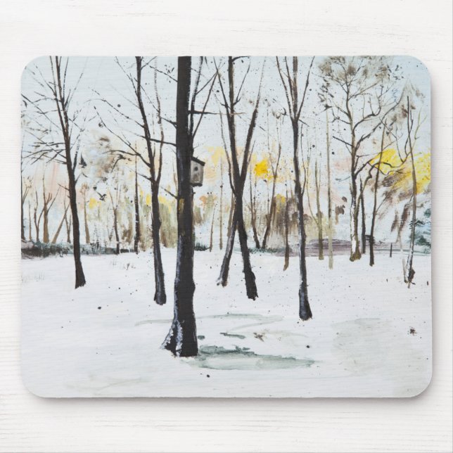 Vogel-Kasten-Studie Ohlsdorf 2013 Mousepad (Vorne)