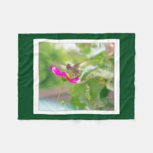 Vogel-Kolibri-TierblumenFleece-Decke Fleecedecke