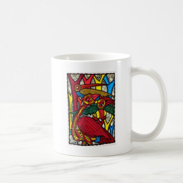 Vogel-Leben Tasse (Rechts)