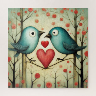 Vogel-Liebe 3 Puzzle