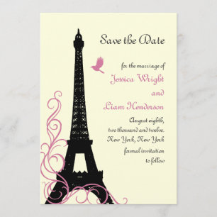 Vögel lieben (weiß) save the date