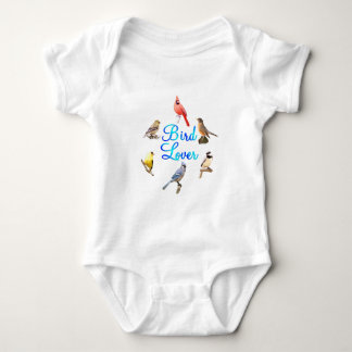 Vogel-Liebhaber Baby Strampler