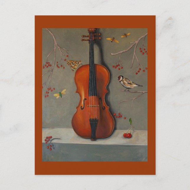 Vogel-Lied Postkarte (Vorderseite)