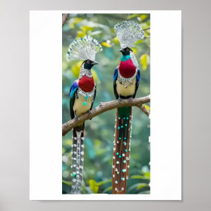 Vogel Life genießen Druck, Value Poster Paper (Mat