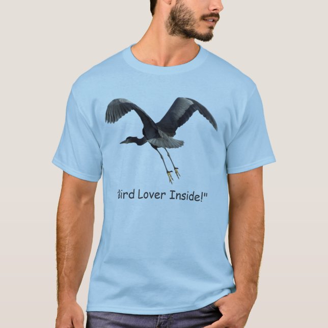 "Vogel Lover Inside!" Shirts (Vorderseite)