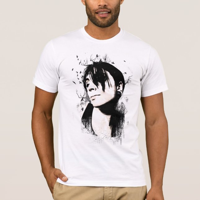 Vogel-Mädchen-T - Shirt (Vorderseite)