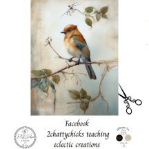 Vogel mit Aquarellfarbe