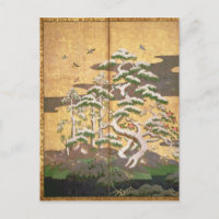 Vögel mit Herbst- und Winter-Blume