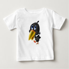 Vogel mit Herzgeschenk Funny Baby T - Shirt