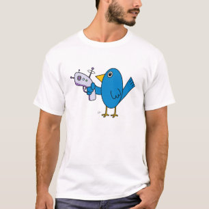Vogel mit Raygun (Sonderausgabe) - grundlegender T T-Shirt