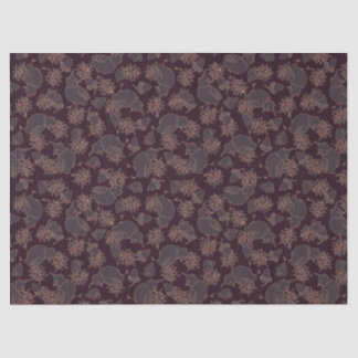 Vogel-Motiv auf dunkel und elegant Seidenpapier