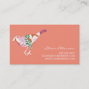 Vogel-Muster-Visitenkarte Visitenkarte