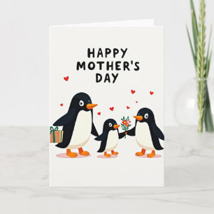 Vögel Muttertag Liebe Geschenkkarte Karte