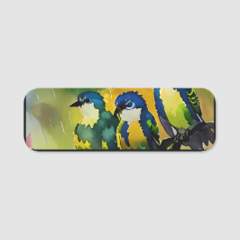 Vögel Namensschild