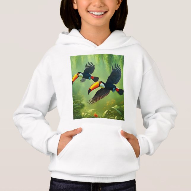 Vögel, Natur, wild lebende Tiere, Nest, Sonnenlich Hoodie (Vorderseite)