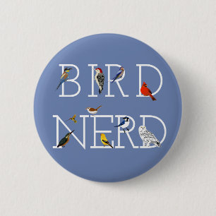 Vogel Nerd 2 Button