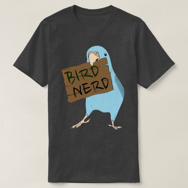 Vogel-Nerd 2 T-Shirt (Design vorne)