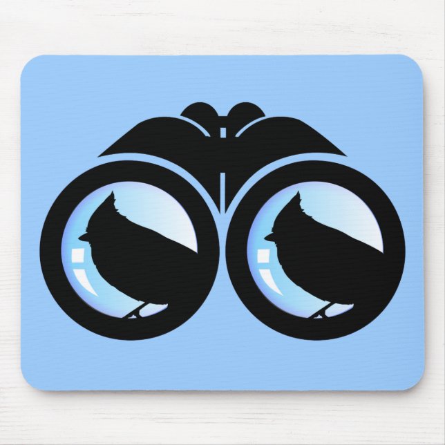 Vogel-Nerd Mousepad (Vorne)