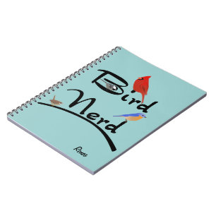 Vogel-Nerd-Notizbuch Notizblock