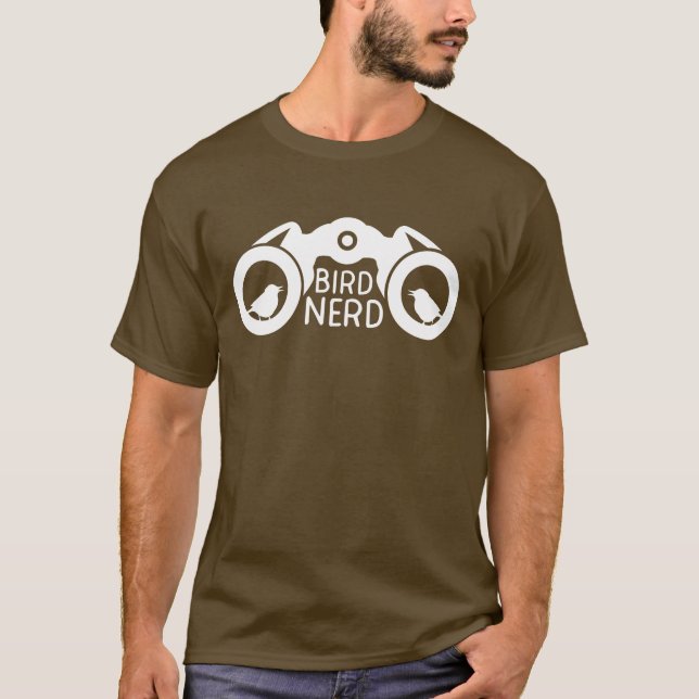 Vogel-Nerd-T - Shirt (Vorderseite)
