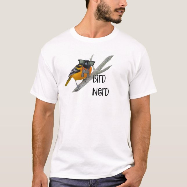 Vogel-Nerd-T-Shirt T-Shirt (Vorderseite)