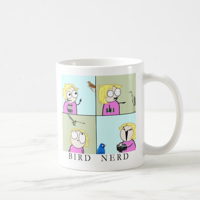 Vogel-Nerd Tasse (Rechts)