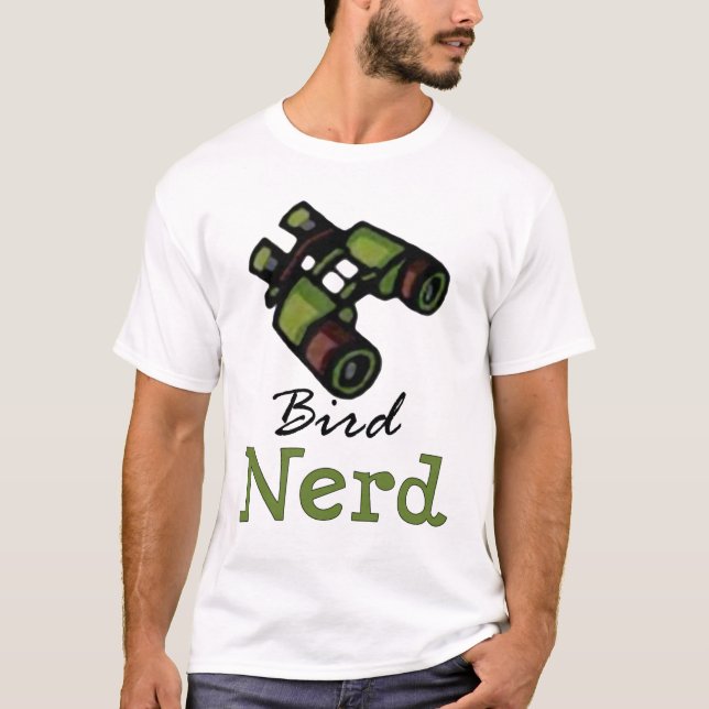 Vogel-Nerd-Vogelkunde T-Shirt (Vorderseite)