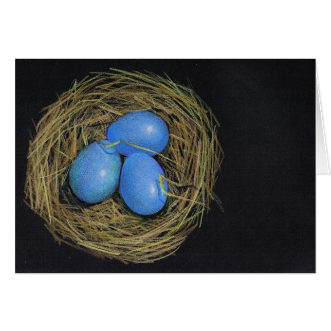 Vogel-Nest mit Eiern: Addieren Sie Ihren Titel (Vorderseite (Horizontal))