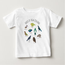 Vögel neuseeländischen T-Shirts