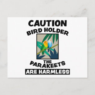 Vögel Niedliche exotische Tierdesign Vögel Freunde Postkarte