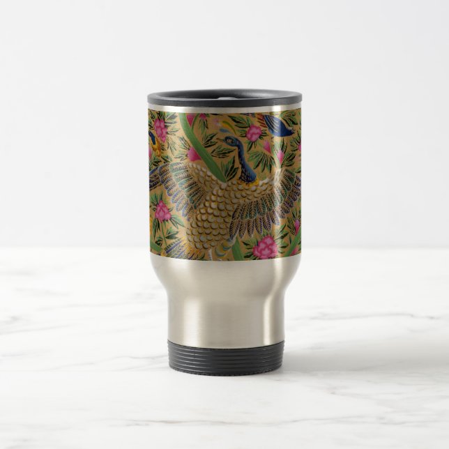 Vogel of Life Travel Mug Reisebecher (Mittel)