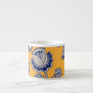 Vögel Paisley Blume Vintages Muster Espressotasse