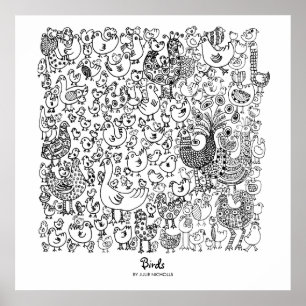 Vögel Poster