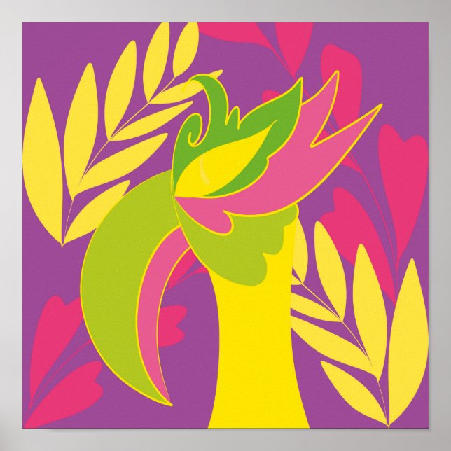 Vogel Poster (Vorne)