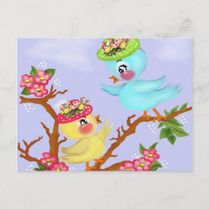 Vögel Postkarte