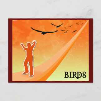 Vögel Postkarte