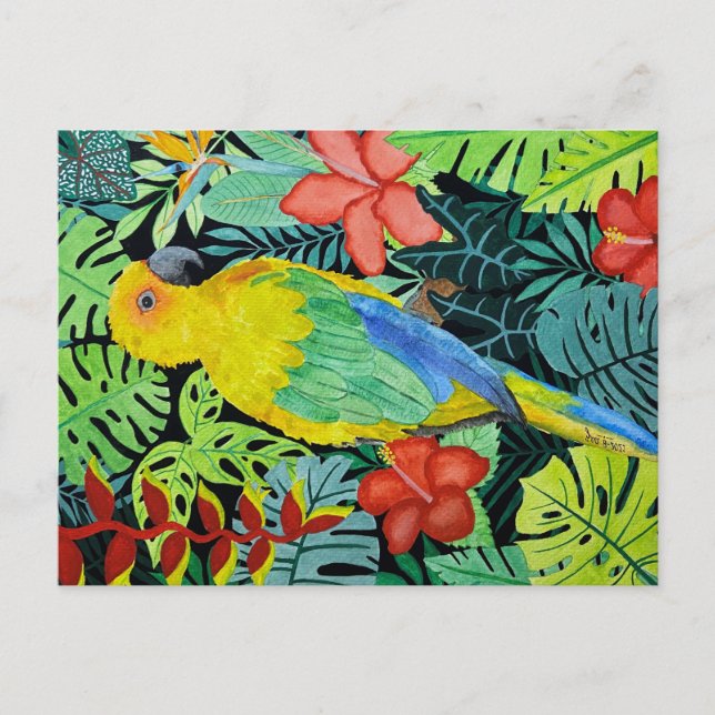 Vogel Print Postcard Postkarte (Vorderseite)