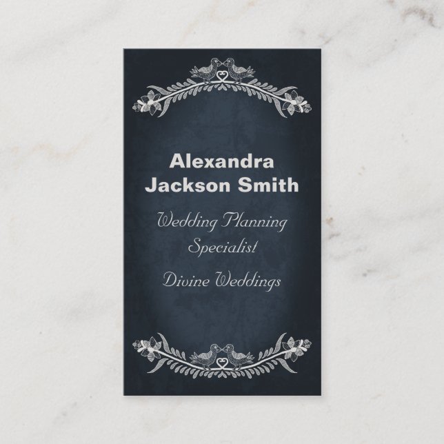 Vogel-Reben, Visitenkarte (Vorderseite)