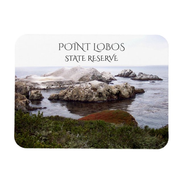 Vogel Rock, Point Lobos Staat Reserve Magnet (Horizontal)