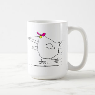 Vogel-Rollen-Skaten Tasse