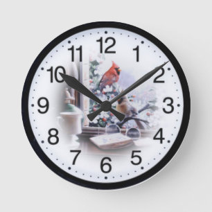 Vögel Runde Wanduhr