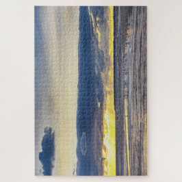 Vögel sammeln sich am Strand von Florida bei Sonne Puzzle