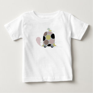 Vogel & Schildkröten Auto Baby T-shirt