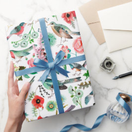 Vögel | Schleifpapier Geschenkpapier